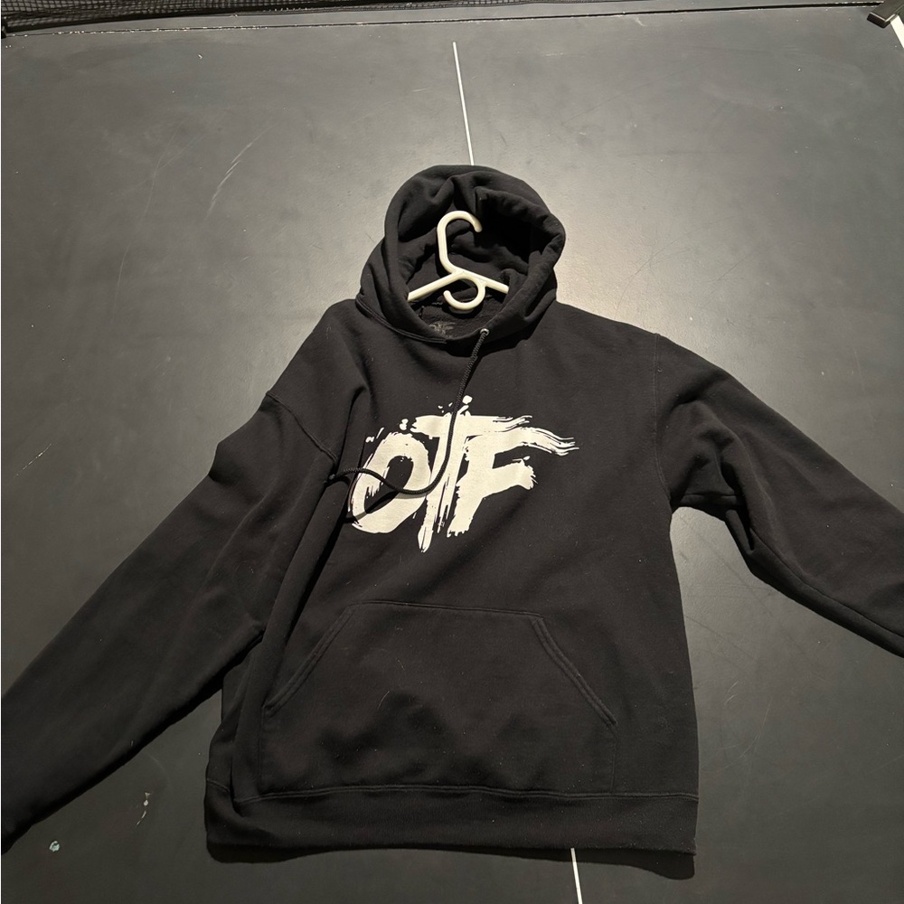 Men's Black Graphic Hoodie